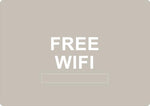 ADA - Free Wifi - 6" x 8.5"