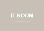 ADA - IT Room - 6" x 8.5"