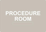 ADA - Procedure Room - 6" x 8.5"