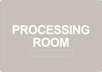 ADA - Processing Room - 6" x 8.5"