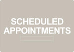 ADA - Scheduled Appointments - 6" x 8.5"