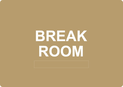 ADA - Break Room - 6" x 8.5"