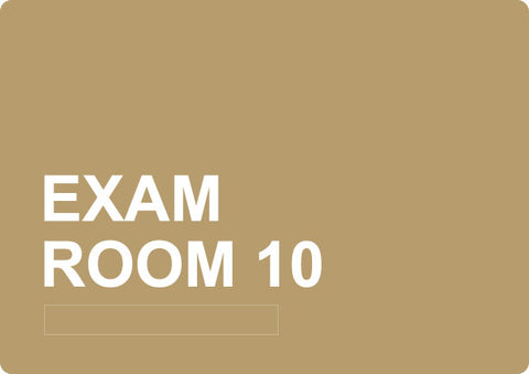 ADA - Exam Room 10 - 6" x 8.5"