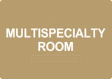 ADA - Multispecialty Room - 6" x 8.5"