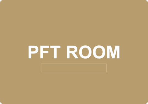 ADA - PFT Room - 6" x 8.5"