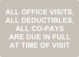 ADA - All Office Visits - 8" x 11"