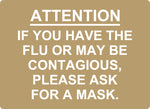 ADA - Attention Flu - 8" x 11"