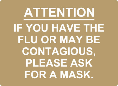 ADA - Attention Flu - 8" x 11"