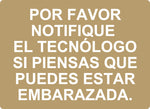 ADA - Por Favor Notifique - 8" x 11"