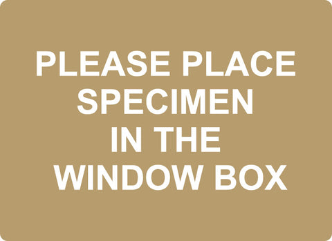 ADA - Place Specimen - 8" x 11"